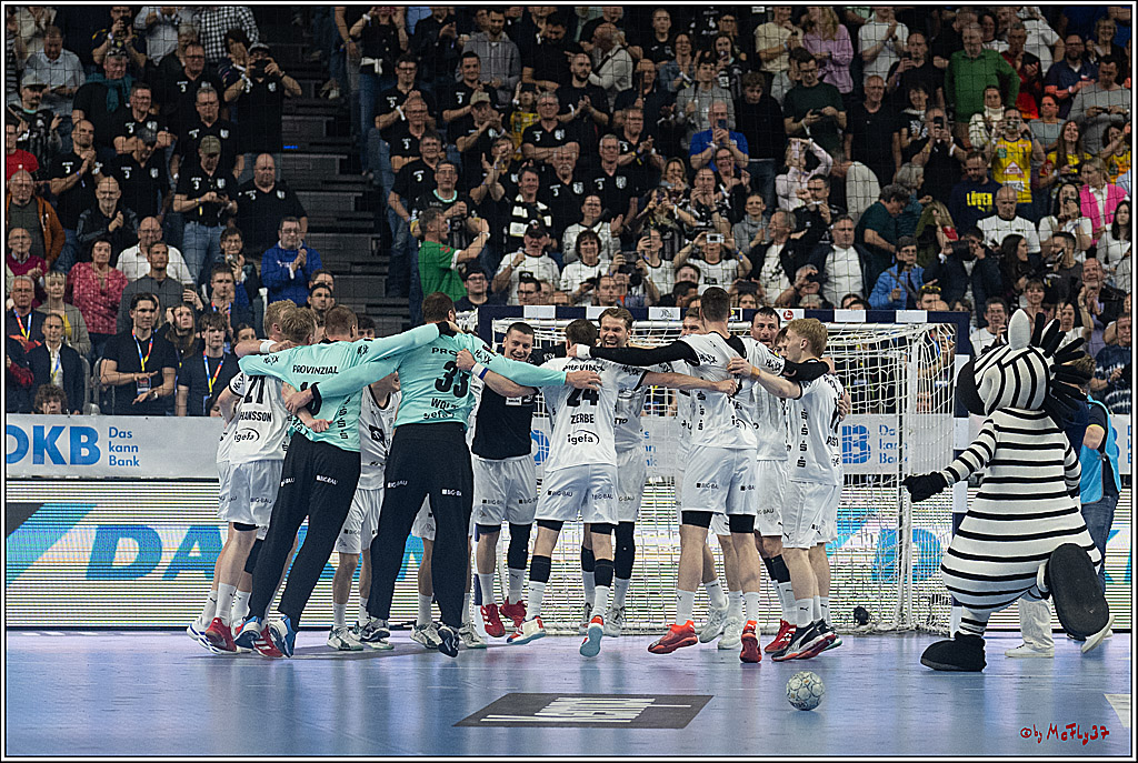 DHB-Pokal Lidl-F4  Finale - THW Kiel - MT Melsungen; Köln, 13.04.2025