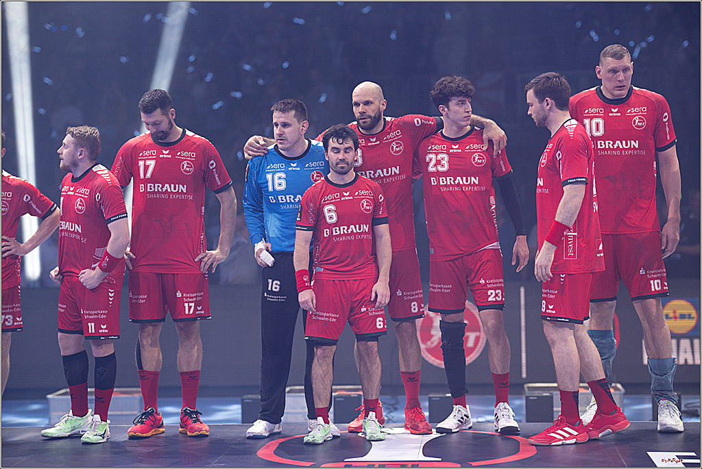 DHB-Pokal Lidl-F4  Finale - THW Kiel - MT Melsungen; Köln, 13.04.2025