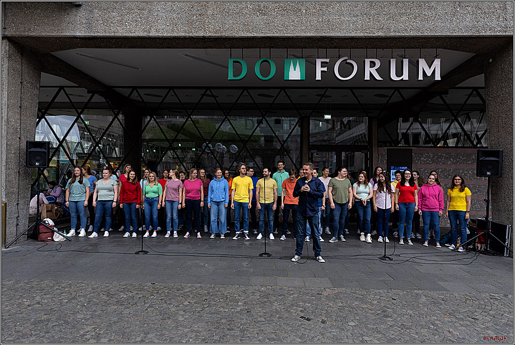 Open-Air-Benefizsingen am Kölner Dom, 10.07.2022