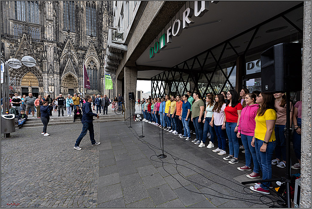 Open-Air-Benefizsingen am Kölner Dom, 10.07.2022