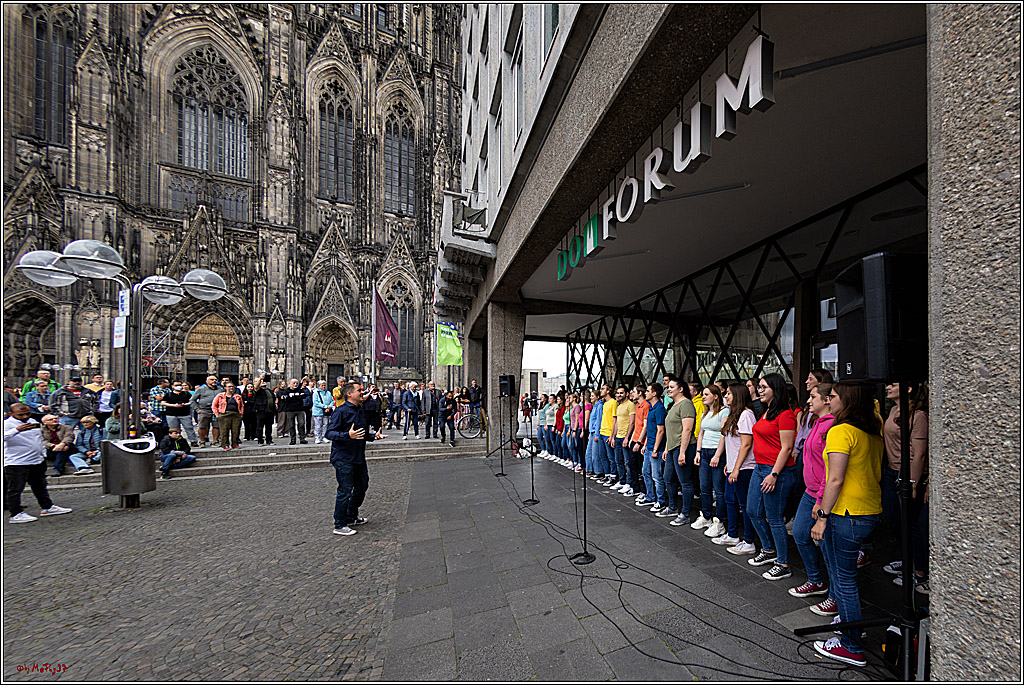 Open-Air-Benefizsingen am Kölner Dom, 10.07.2022