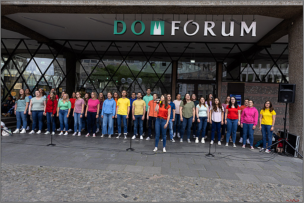 Open-Air-Benefizsingen am Kölner Dom, 10.07.2022