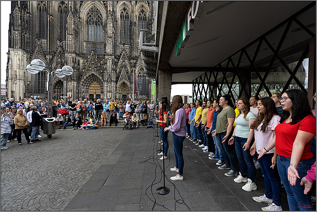 Open-Air-Benefizsingen am Kölner Dom, 10.07.2022