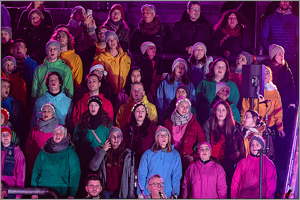 Loss mer Weihnachtsleeder singe; Köln, 23.12.2022