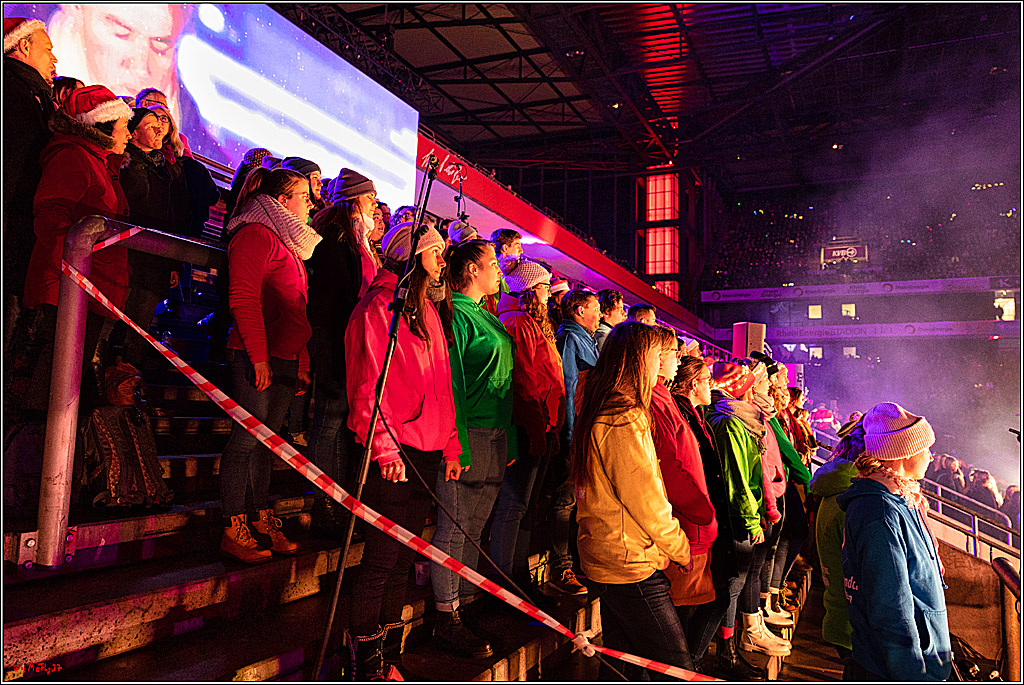 Loss mer Weihnachtsleeder singe; Köln, 23.12.2022