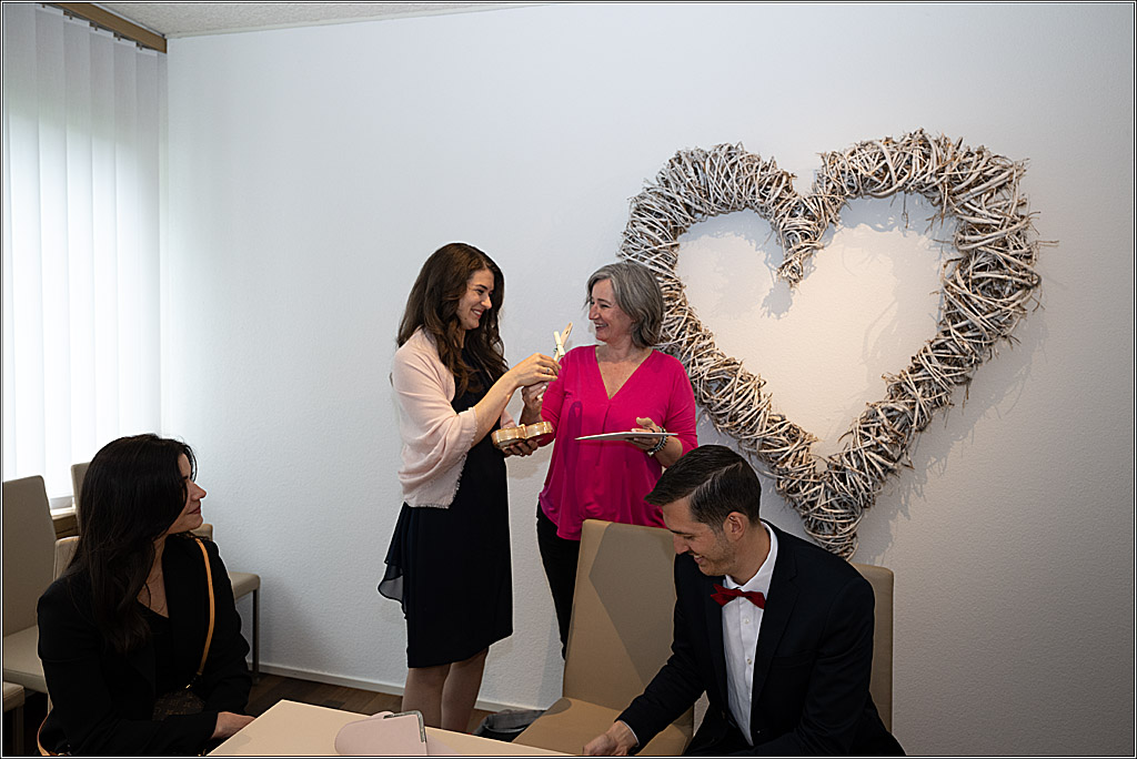 Standesamtliche Trauung Lisa u. Marc NEUMANN; Dielsdorf, 05.05.2025