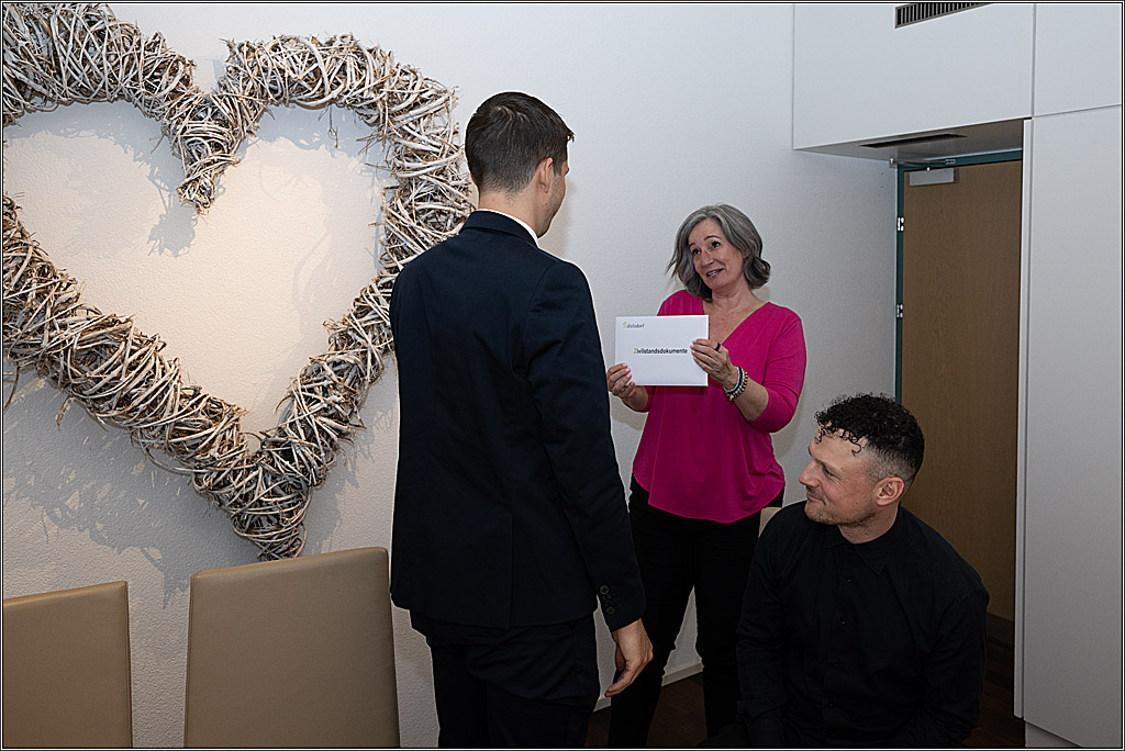 Standesamtliche Trauung Lisa u. Marc NEUMANN; Dielsdorf, 05.05.2025