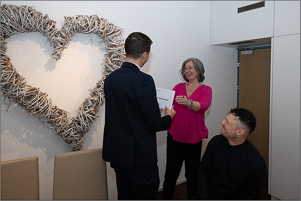 Standesamtliche Trauung Lisa u. Marc NEUMANN; Dielsdorf, 05.05.2025