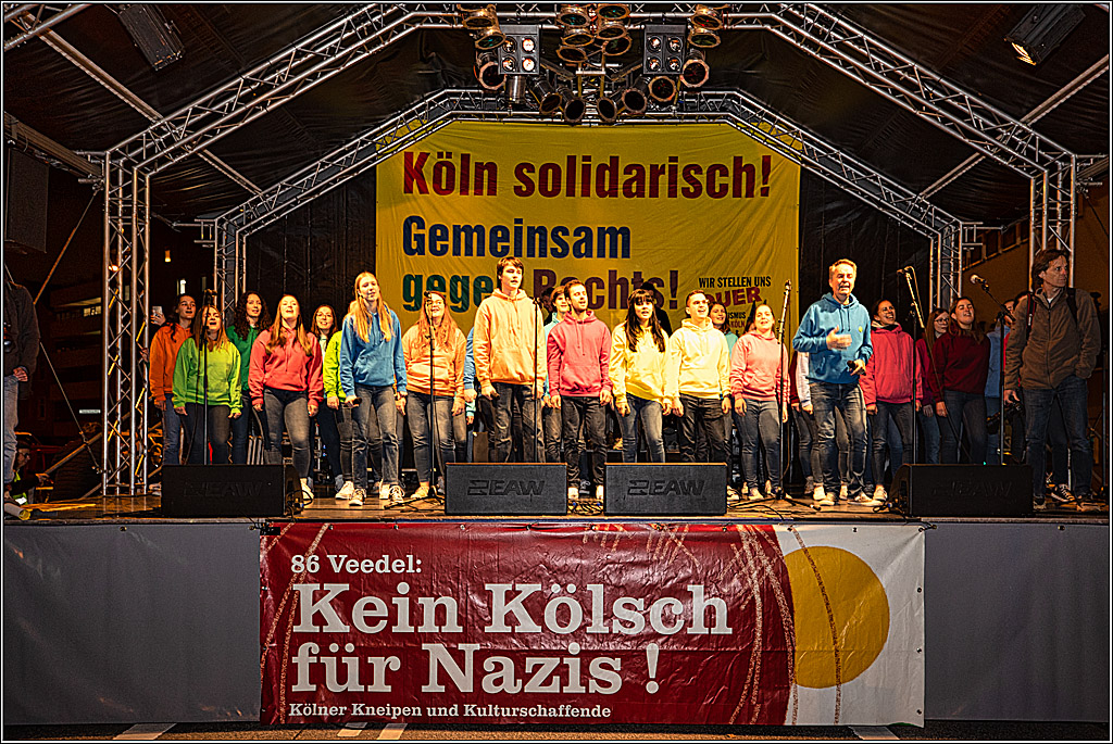 Demokratie schützen - Wir stellen uns QUER KEIN RASSISMUS BEI UNS IN KÖLN, 21.03.2024