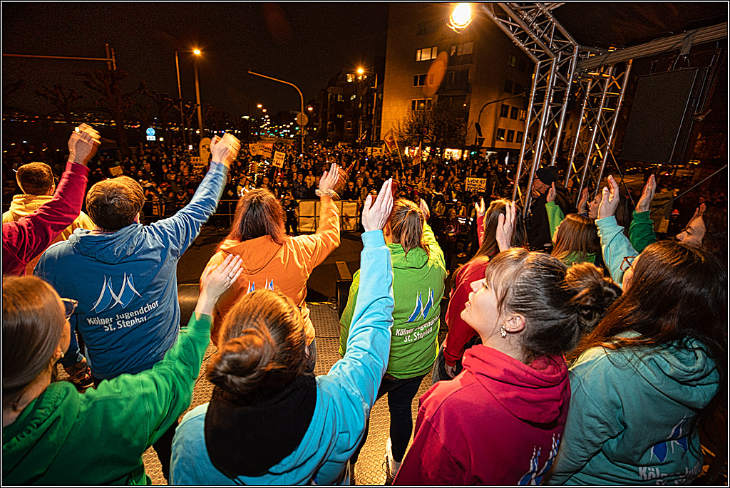 Demokratie schützen - Wir stellen uns QUER KEIN RASSISMUS BEI UNS IN KÖLN, 21.03.2024