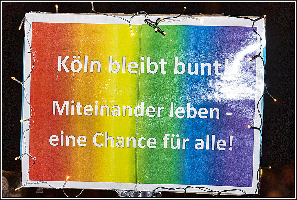 Demokratie schützen - Wir stellen uns QUER KEIN RASSISMUS BEI UNS IN KÖLN, 21.03.2024