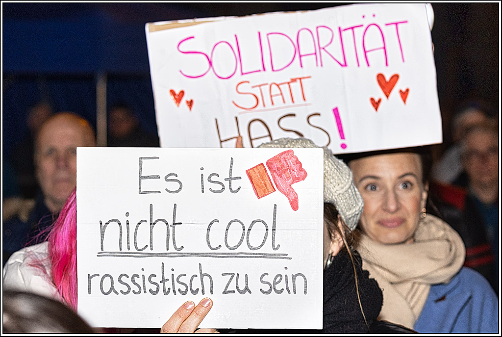 Demokratie schützen - Wir stellen uns QUER KEIN RASSISMUS BEI UNS IN KÖLN, 21.03.2024