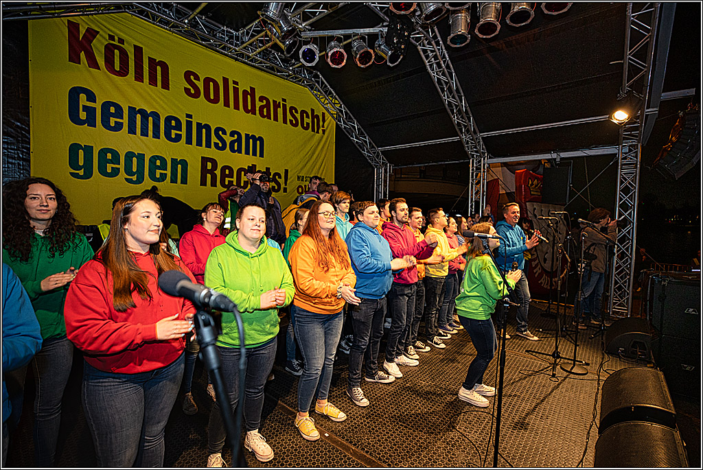 Demokratie schützen - Wir stellen uns QUER KEIN RASSISMUS BEI UNS IN KÖLN, 21.03.2024