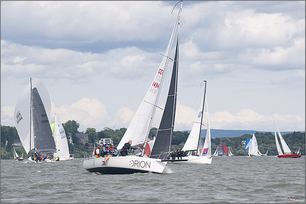 Rheinwoche 2025 1. Regattatag, 08.06.2025
