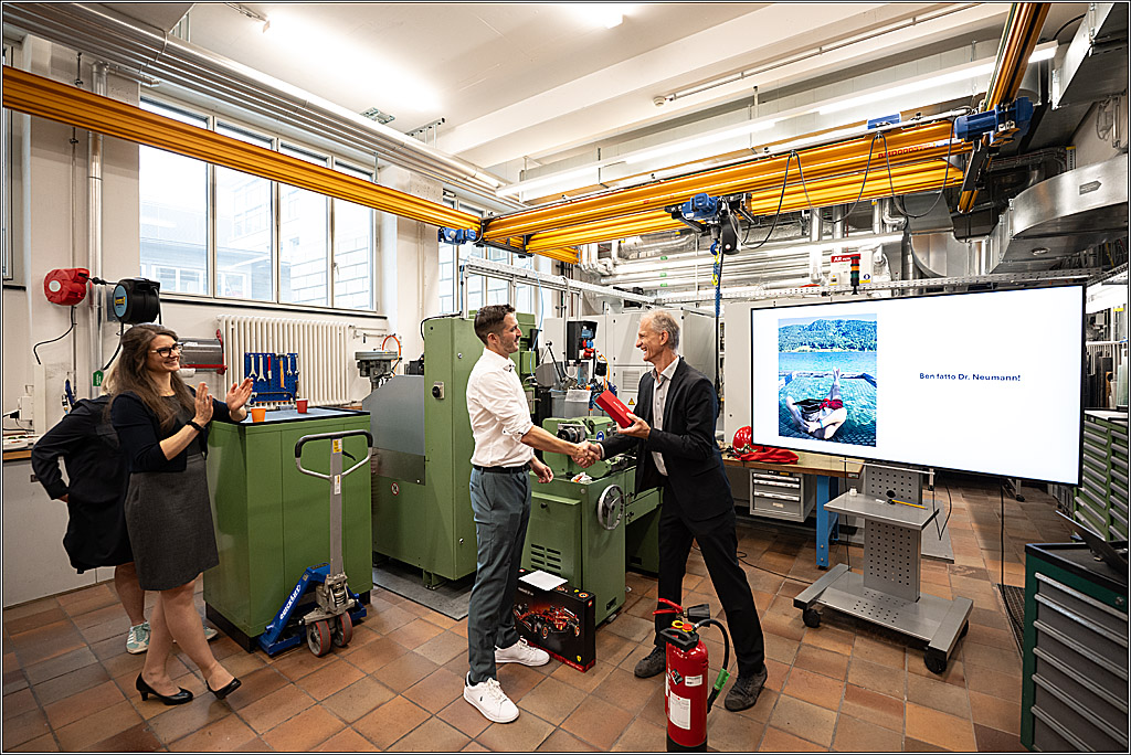 Doctoral Examination Marc-Philippe Neumann jetzt Dr. M.P. Neumann, 01.09.2025