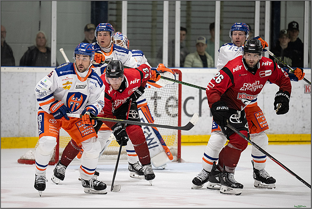 PENNY DEL; Testspiel Koelner Haie - Tappara Tempere; Koeln, 14.08.2025