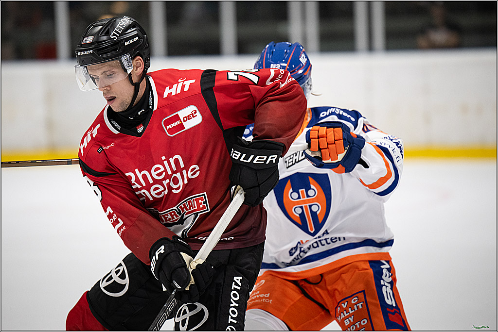PENNY DEL; Testspiel Koelner Haie - Tappara Tempere; Koeln, 14.08.2025
