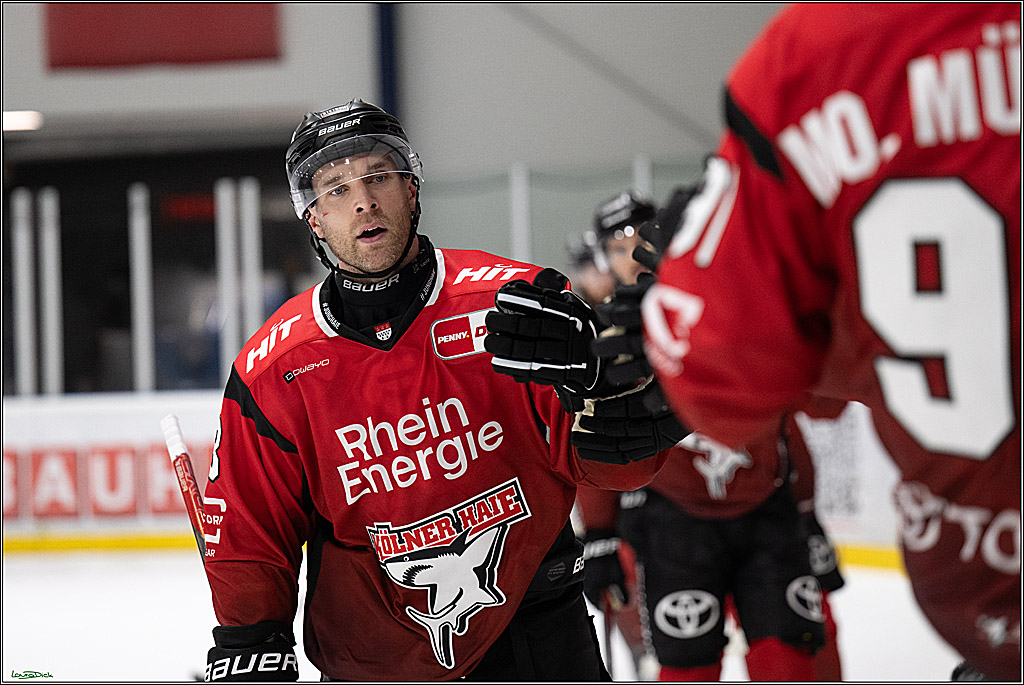 PENNY DEL; Testspiel Koelner Haie - Tappara Tempere; Koeln, 14.08.2025