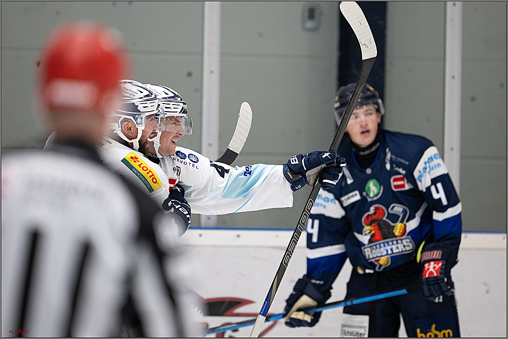 PENNY DEL 1; Testspiel Iserlohn Roosters - Dresdner Eislöwen; Köln, 15.08.2025