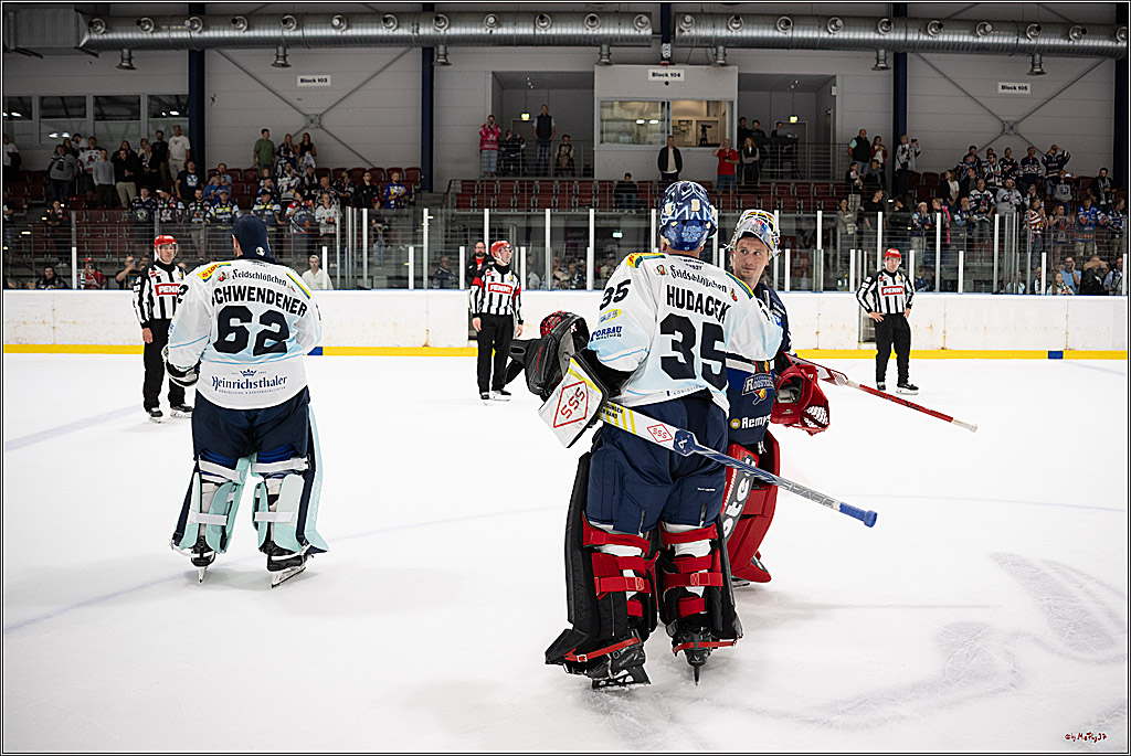 PENNY DEL 1; Testspiel Iserlohn Roosters - Dresdner Eislöwen; Köln, 15.08.2025