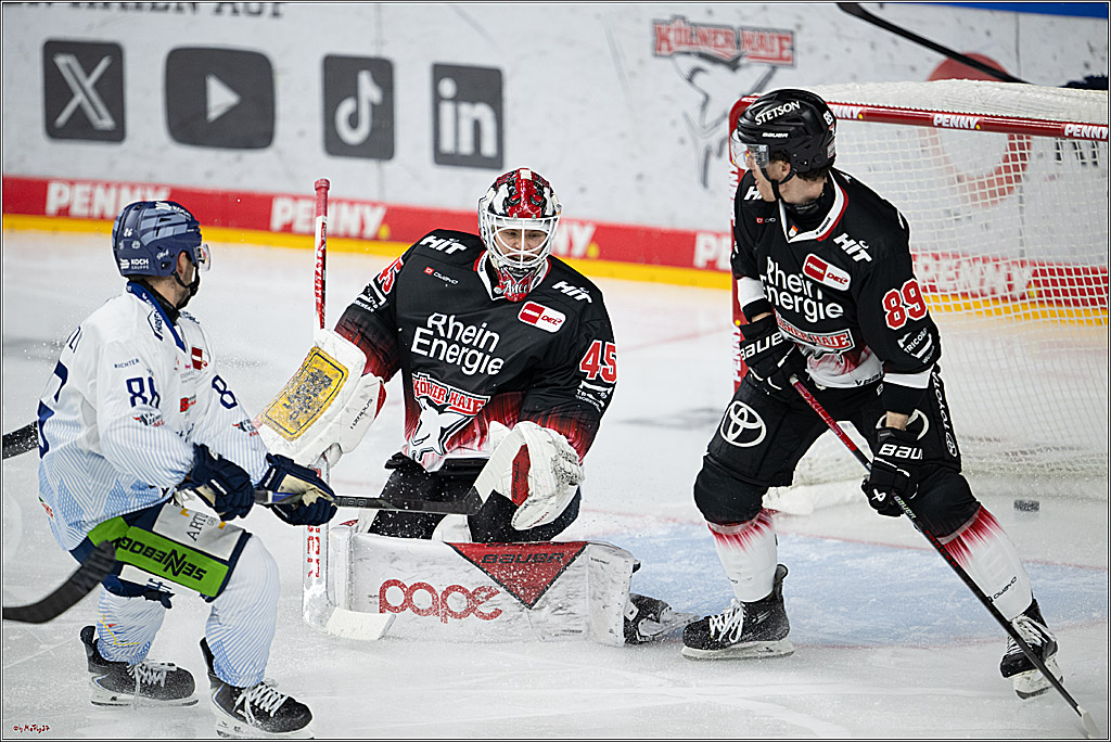 PENNY DEL 1; Kölner Haie - Straubing Tigers; Köln, 19.10.2025