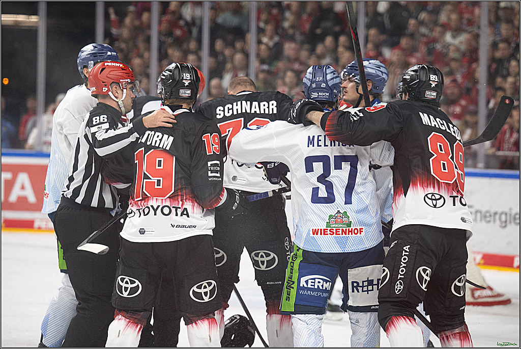 PENNY DEL 1; Koelner Haie - Straubing Tigers; Koeln, 19.10.2025