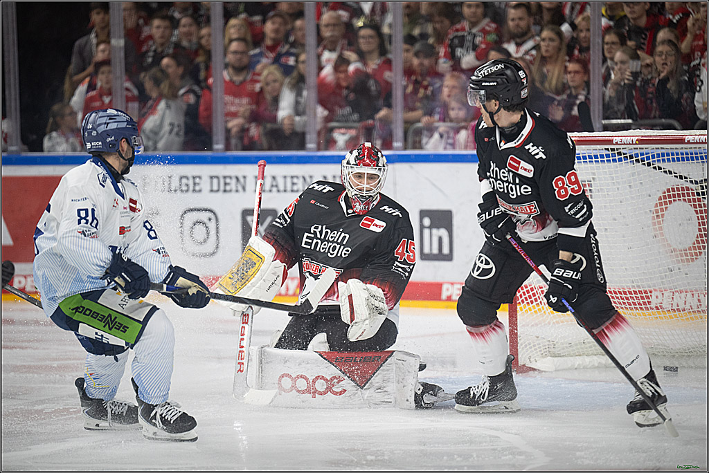 PENNY DEL 1; Koelner Haie - Straubing Tigers; Koeln, 19.10.2025