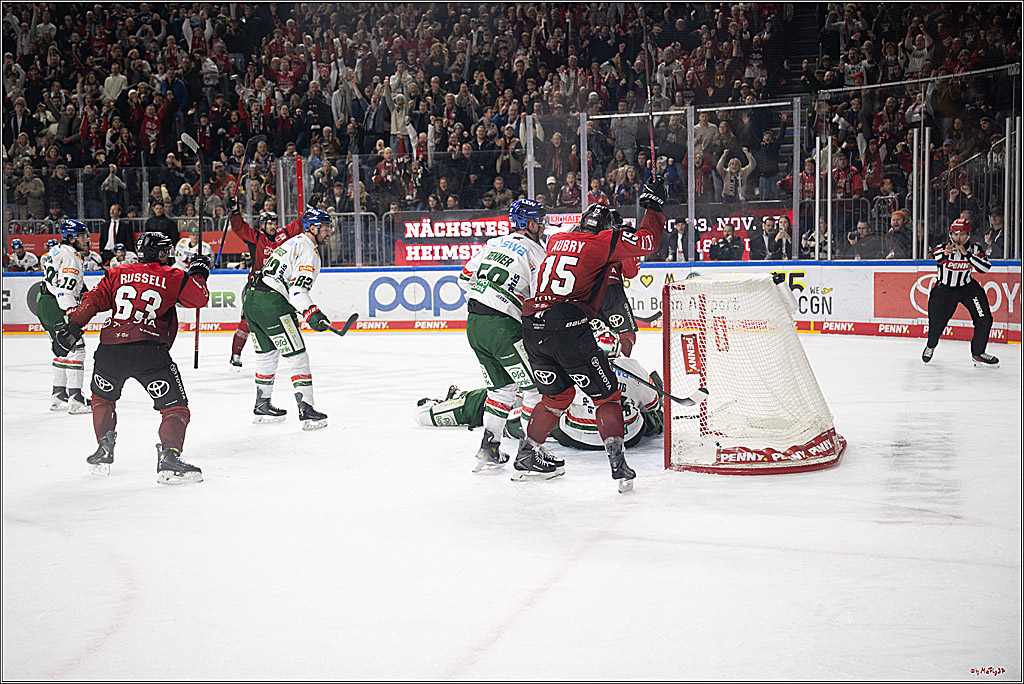 PENNY DEL 1; Kölner Haie - Augsburger Panther; Köln, 21.11.2025
