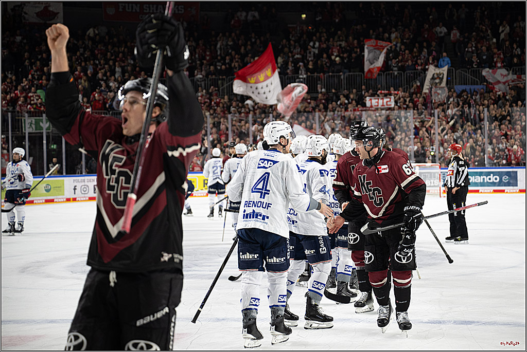 PENNY DEL 1; Kölner Haie - Adler Mannheim; Köln, 14.12.2025