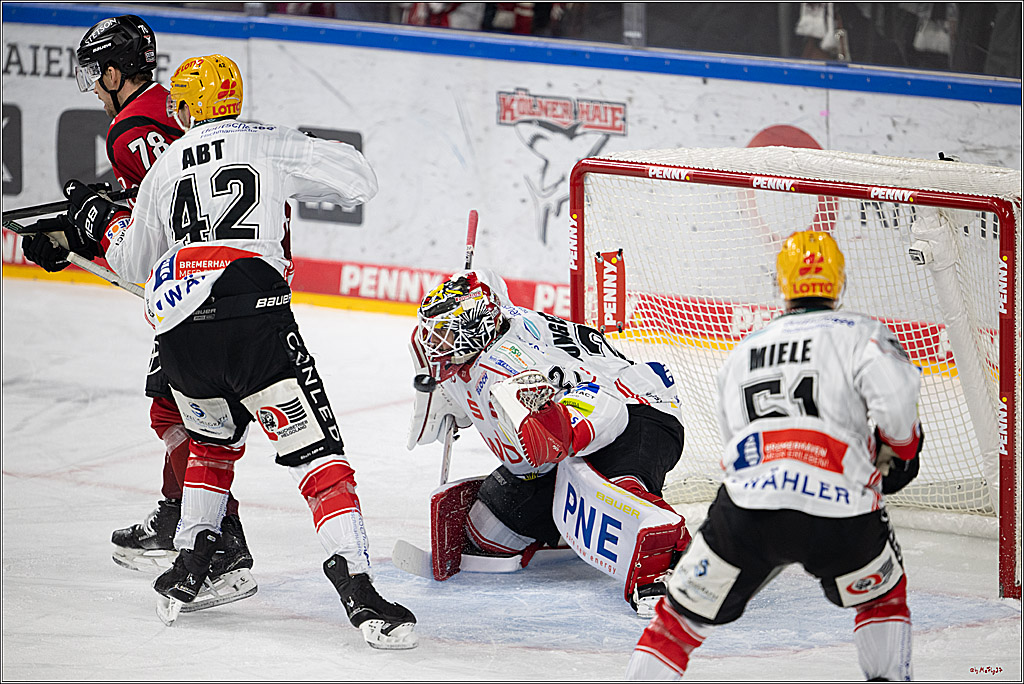 PENNY DEL: Kölner Haie - Fischtown Pinguins Bremerhaven; Köln, 26.12.2025