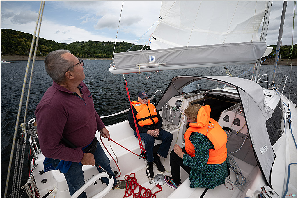 Segeln mit Skipper auf dem Rursee zum 85. von Vatern; Eschauel, 04.09.2025