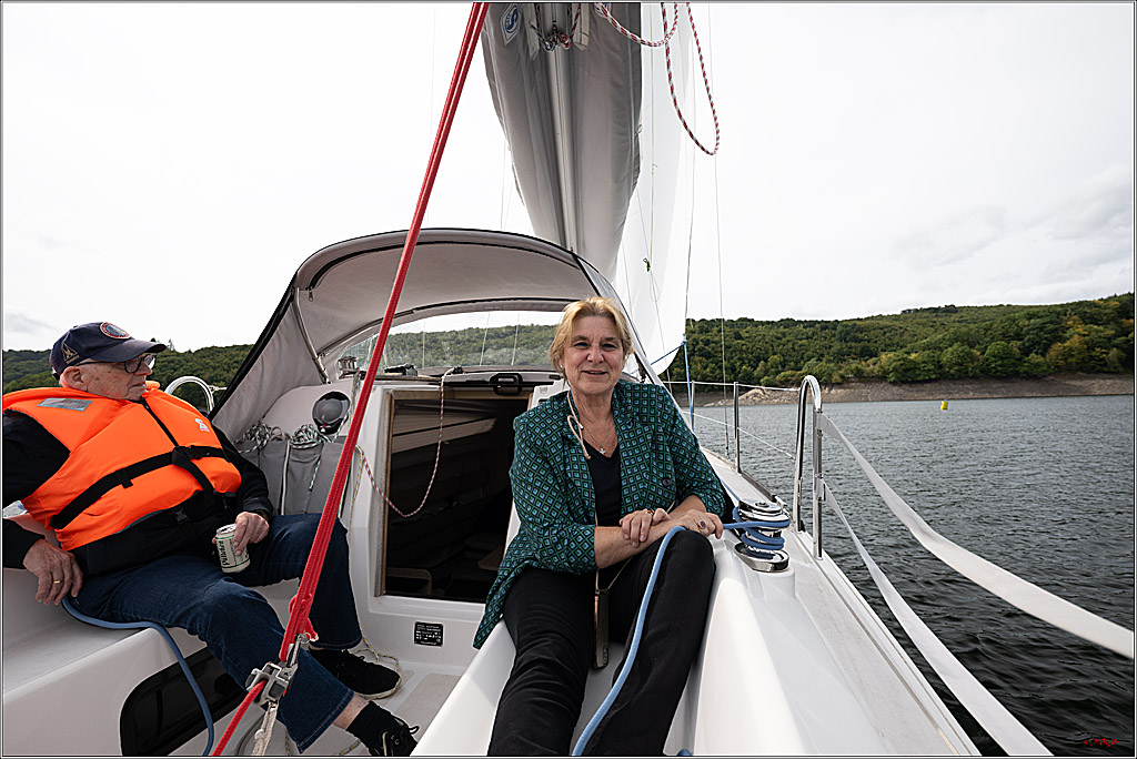 Segeln mit Skipper auf dem Rursee zum 85. von Vatern; Eschauel, 04.09.2025