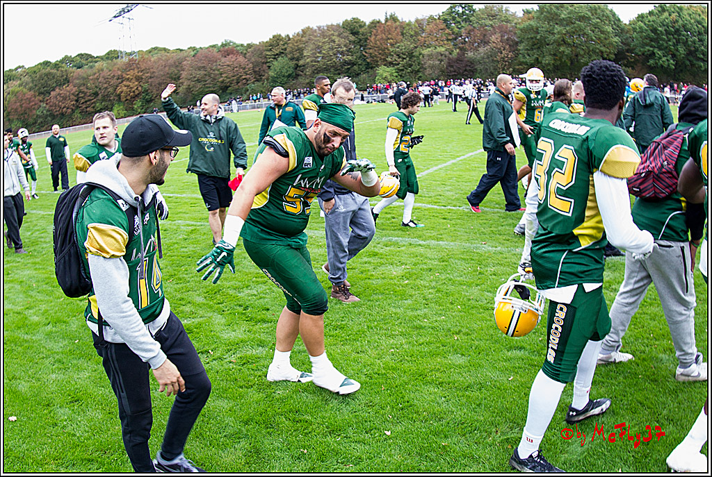 Rueckspiel Relegationsspiel Cologne Crocodiles Duesseldorfer Panther 24-0 2.9.2016