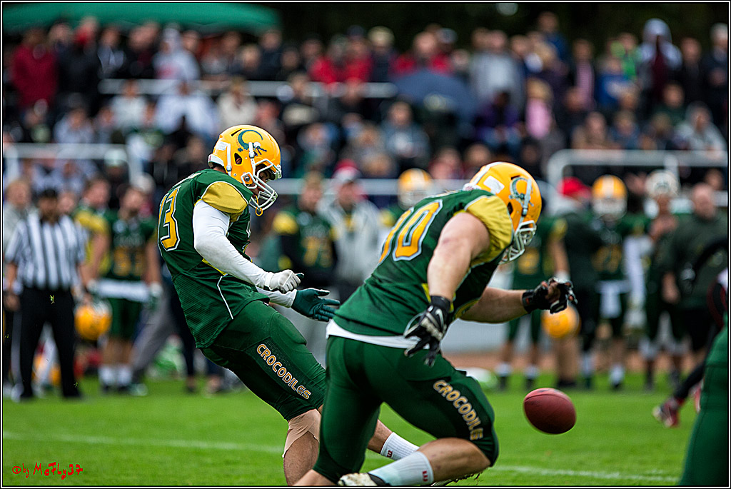 Rueckspiel Relegationsspiel Cologne Crocodiles Duesseldorfer Panther 24-0 2.9.2016