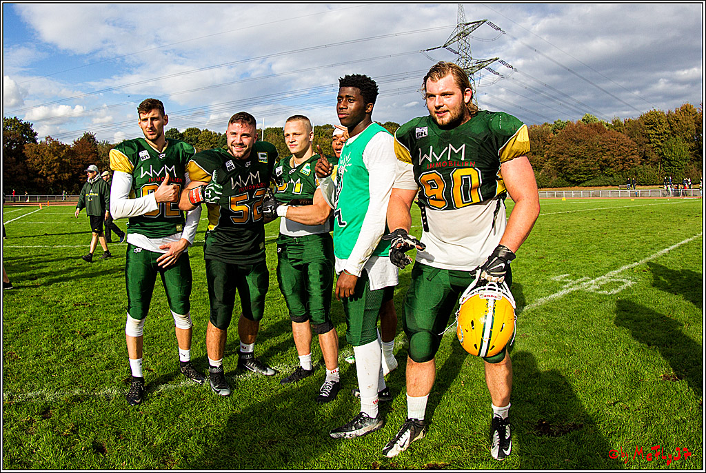 Rueckspiel Relegationsspiel Cologne Crocodiles Duesseldorfer Panther 24-0 2.9.2016