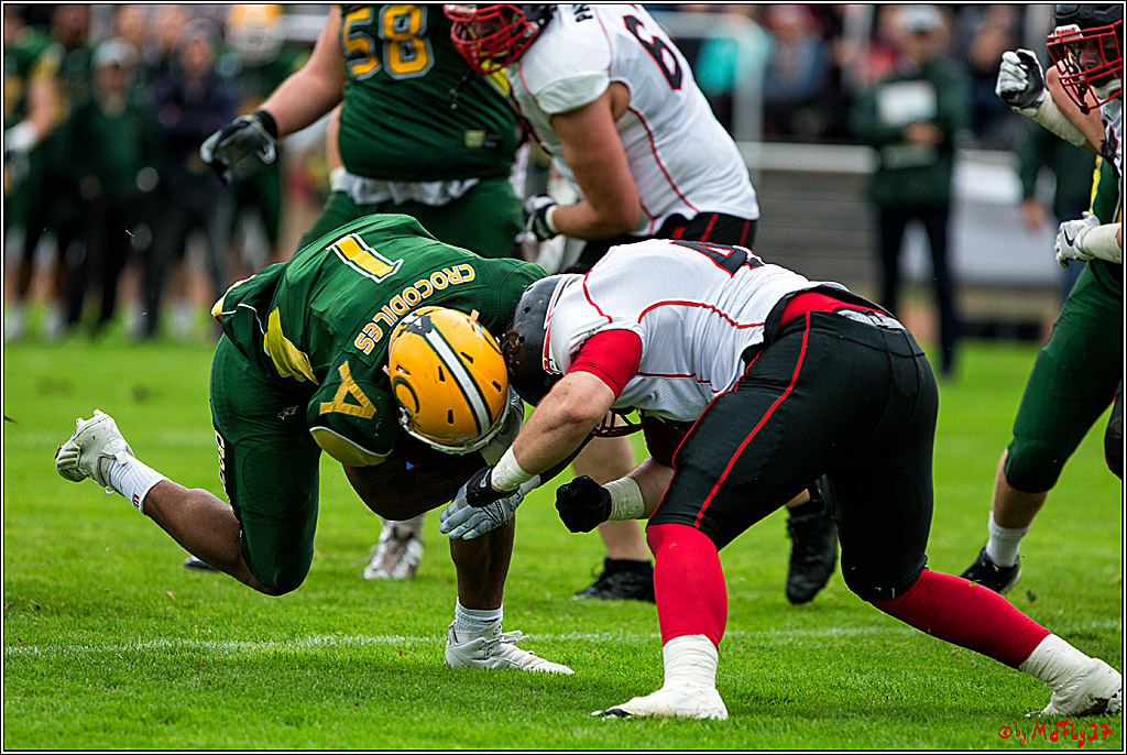 Rueckspiel Relegationsspiel Cologne Crocodiles Duesseldorfer Panther 24-0 2.9.2016