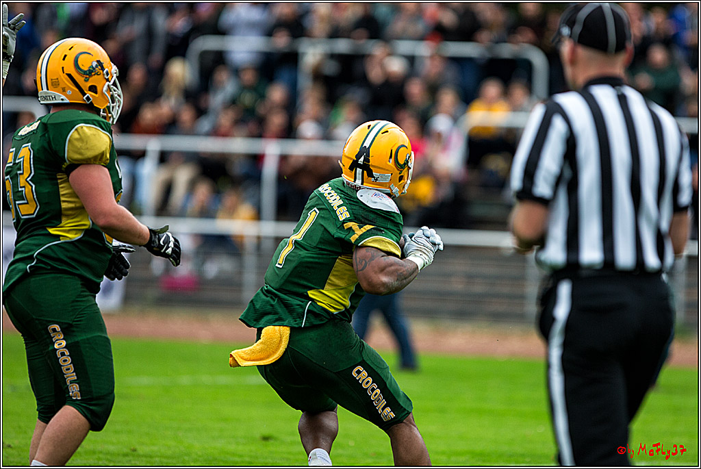 Rueckspiel Relegationsspiel Cologne Crocodiles Duesseldorfer Panther 24-0 2.9.2016