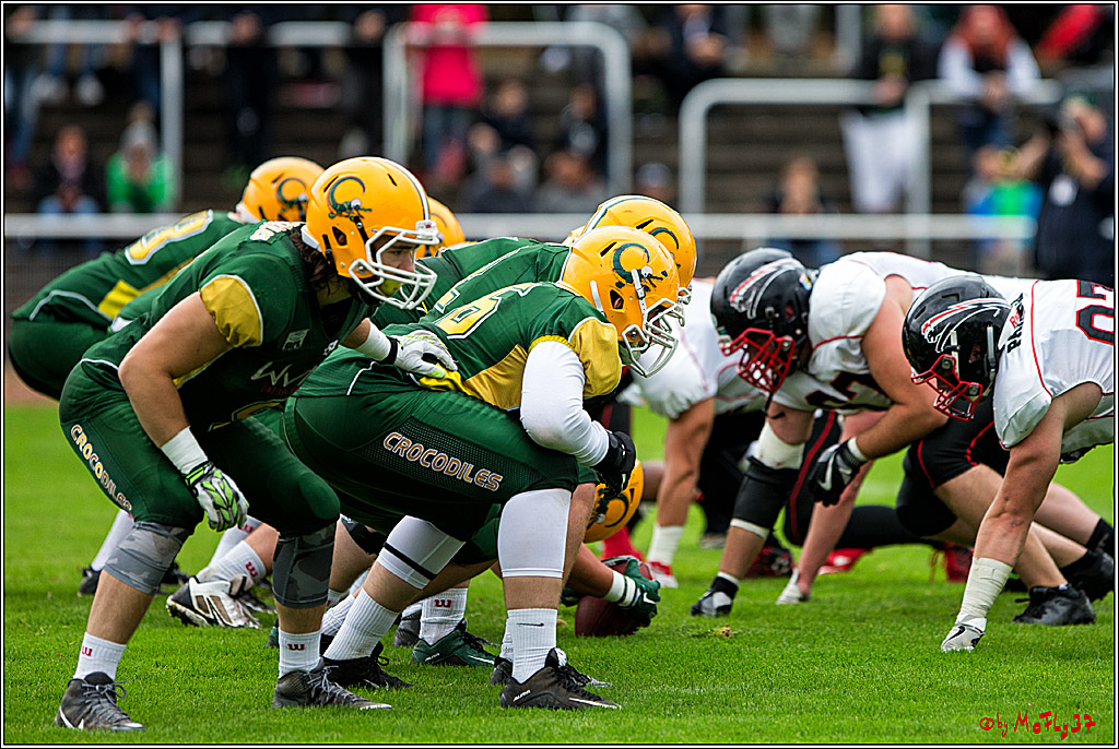 Rueckspiel Relegationsspiel Cologne Crocodiles Duesseldorfer Panther 24-0 2.9.2016
