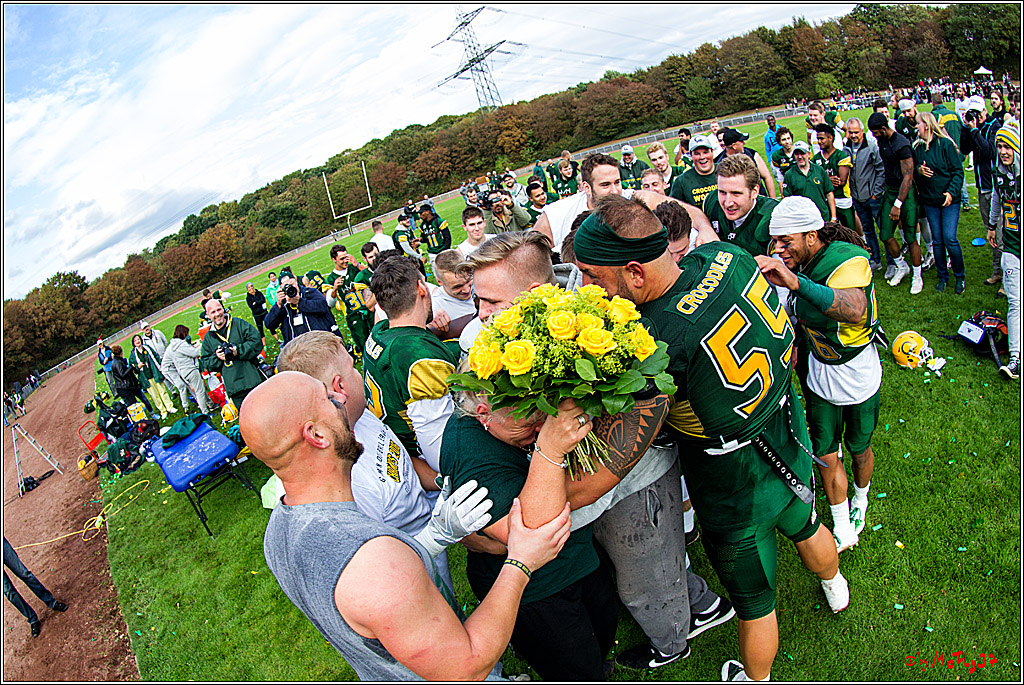 Rueckspiel Relegationsspiel Cologne Crocodiles Duesseldorfer Panther 24-0 2.9.2016