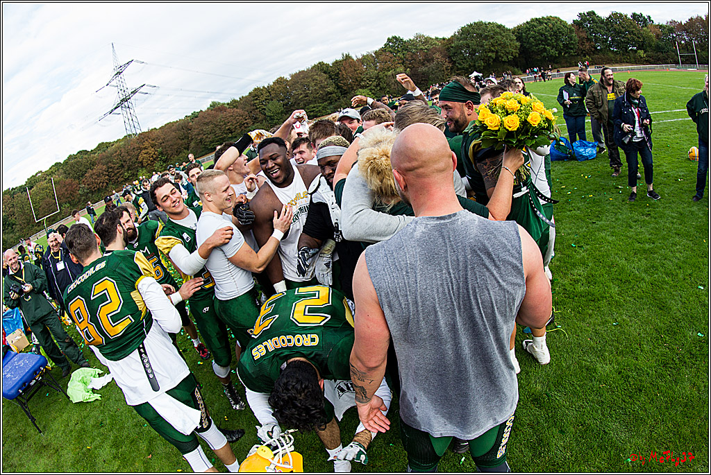 Rueckspiel Relegationsspiel Cologne Crocodiles Duesseldorfer Panther 24-0 2.9.2016