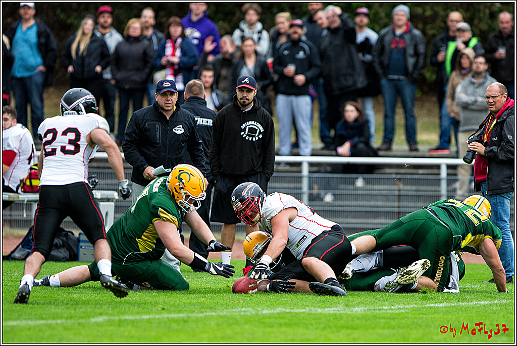 Rueckspiel Relegationsspiel Cologne Crocodiles Duesseldorfer Panther 24-0 2.9.2016