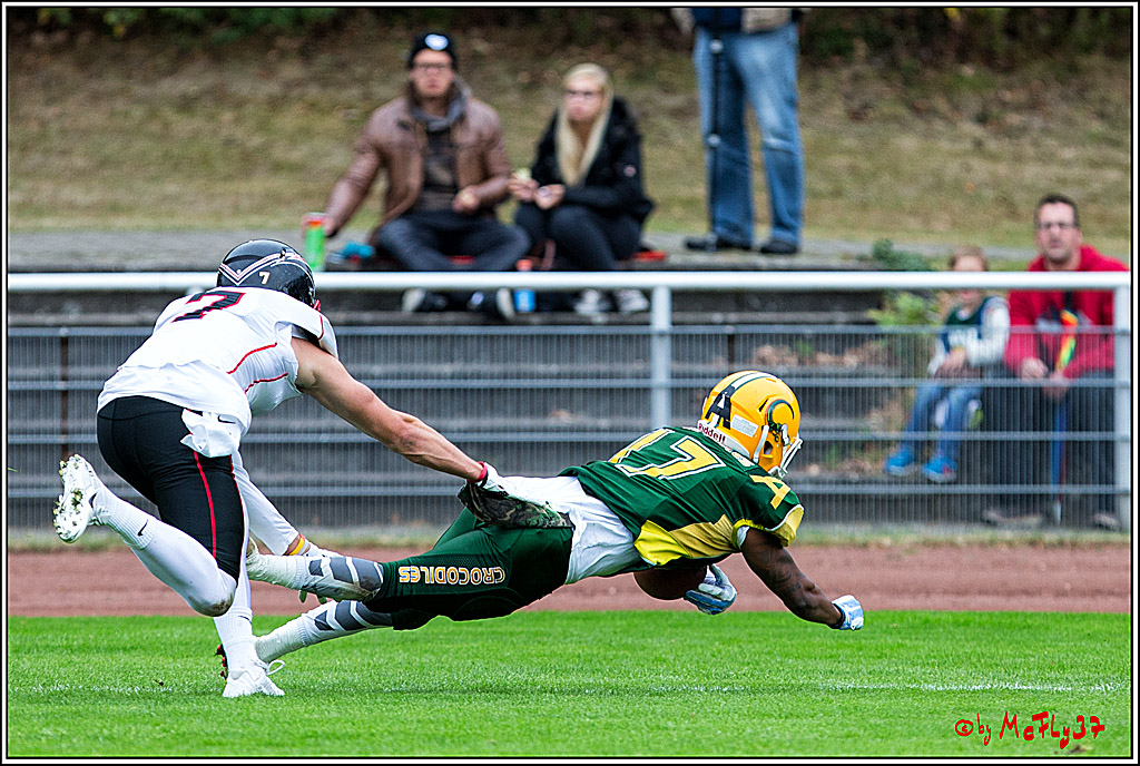 Rueckspiel Relegationsspiel Cologne Crocodiles Duesseldorfer Panther 24-0 2.9.2016