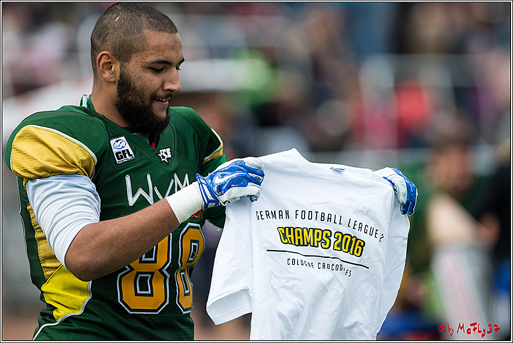 Rueckspiel Relegationsspiel Cologne Crocodiles Duesseldorfer Panther 24-0 2.9.2016