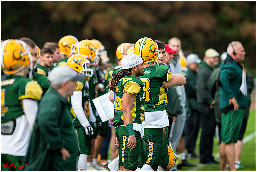 Rueckspiel Relegationsspiel Cologne Crocodiles Duesseldorfer Panther 24-0 2.9.2016