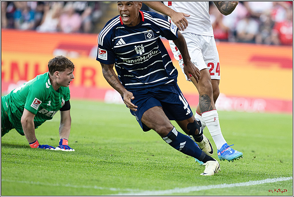 2. Fussball Bundesliga, 1. FC Köln - Hamburger SV  - , 02.08.2024