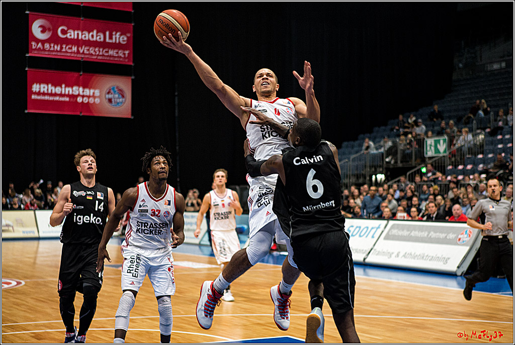 2. Basketball-Bundesliga ProA, RheinStars Koeln vs. Nuernberg Falcons BC; Koeln, 05.12.2016