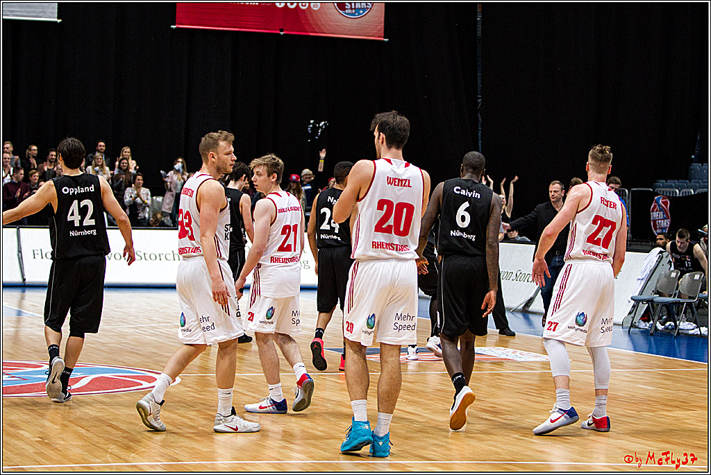 2. Basketball-Bundesliga ProA, RheinStars Koeln vs. Nuernberg Falcons BC; Koeln, 05.12.2016