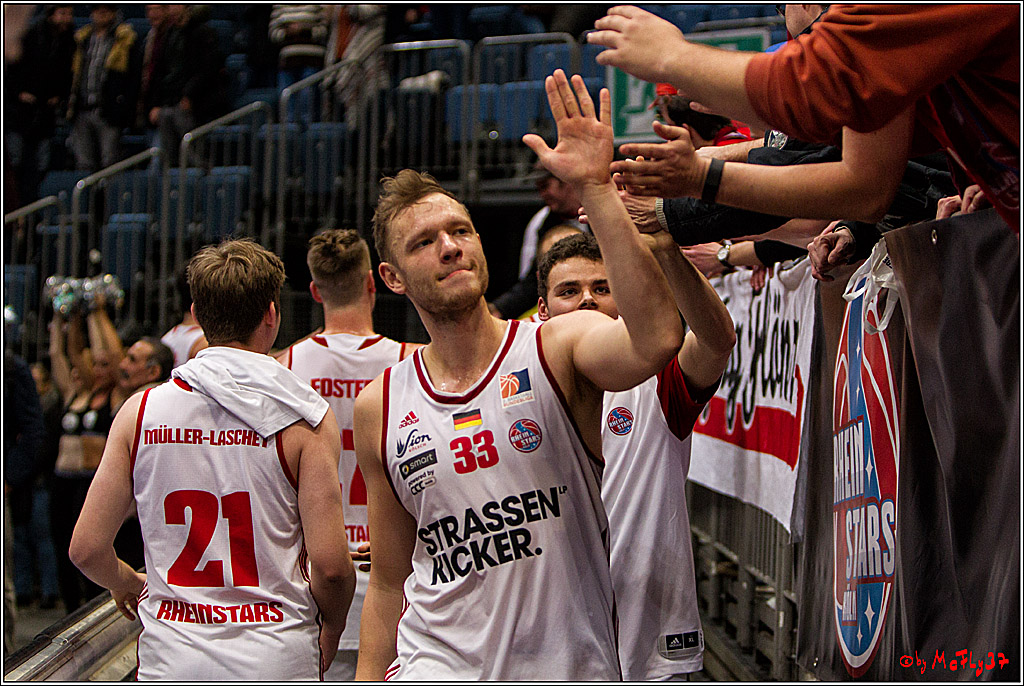 2. Basketball-Bundesliga ProA, RheinStars Koeln vs. Nuernberg Falcons BC; Koeln, 05.12.2016