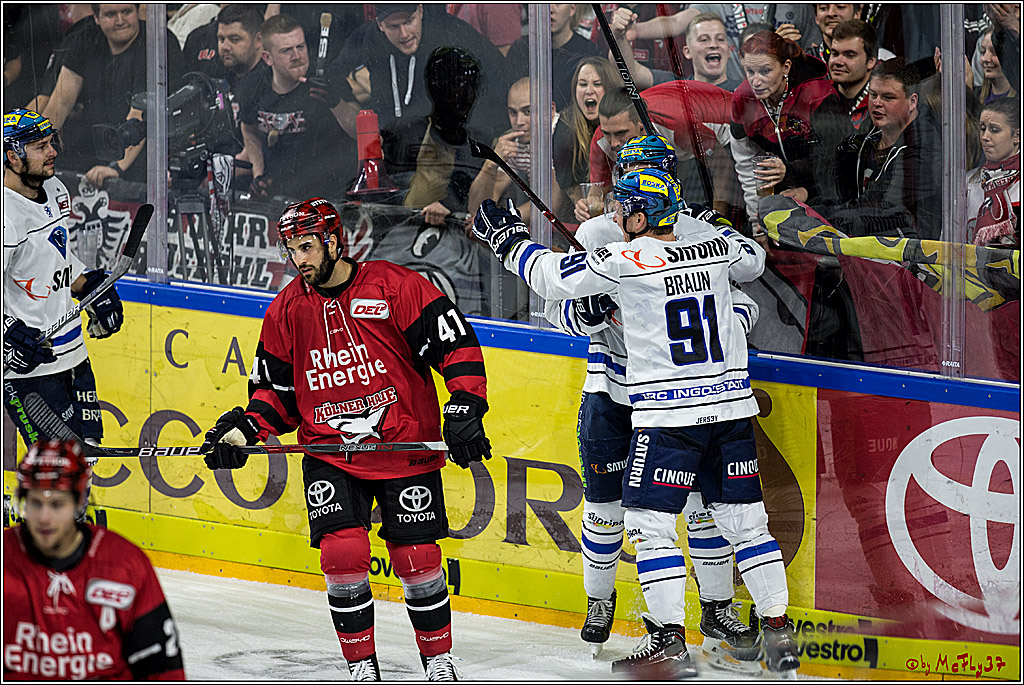 DEL, Koelner Haie - ERC Ingolstadt, 20.10.2017