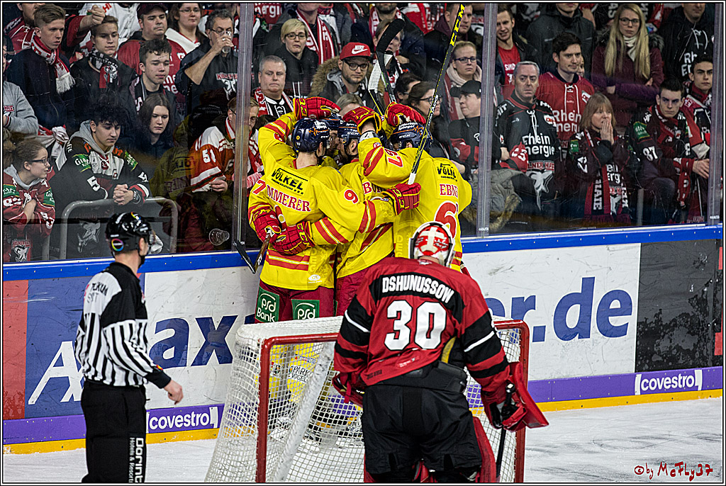 DEL, Koelner Haie - Duesseldorfer EG, 02.01.2018